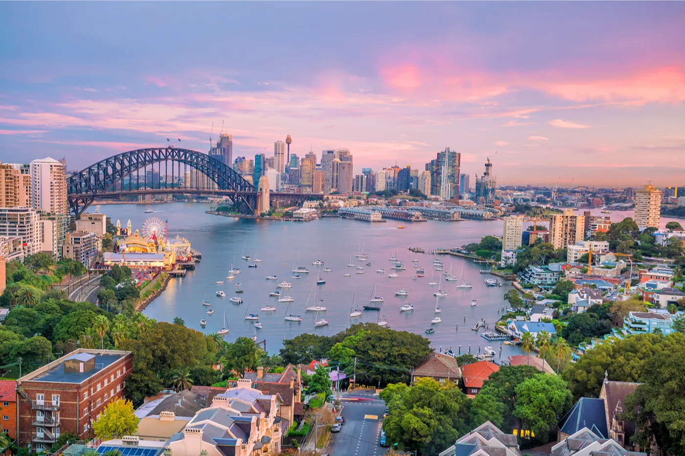 Sydney Australia Skyline at Twilight